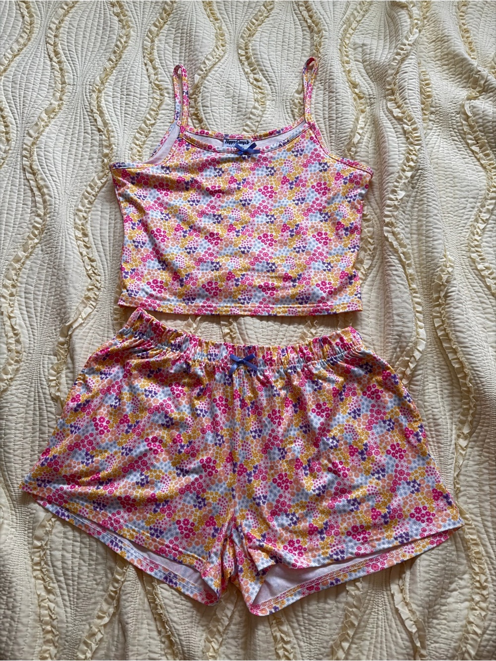 Happy Camp3r Floral Pajama Set